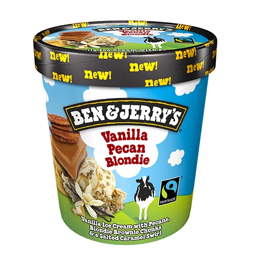 Ben & Jerry’s Vanille Pécan Brittle 465 ml 🍦🌰 — CKNB